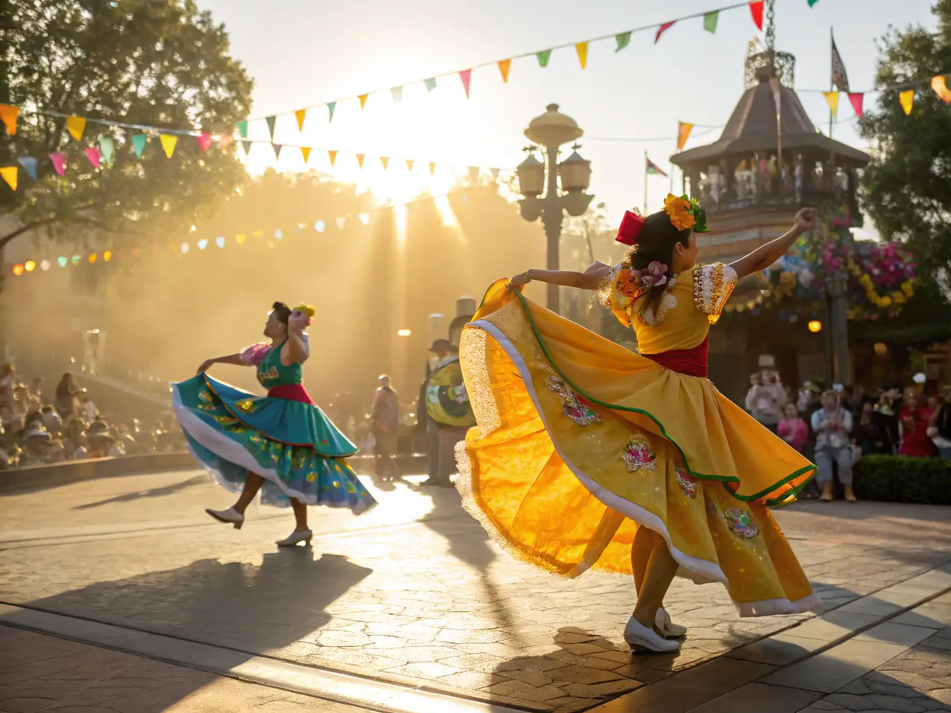 A colorful image showcasing a traditional cultural dance or ceremony in a village in Kenya or Ethiopia, highlighting the rich cultural heritage of East Africa.